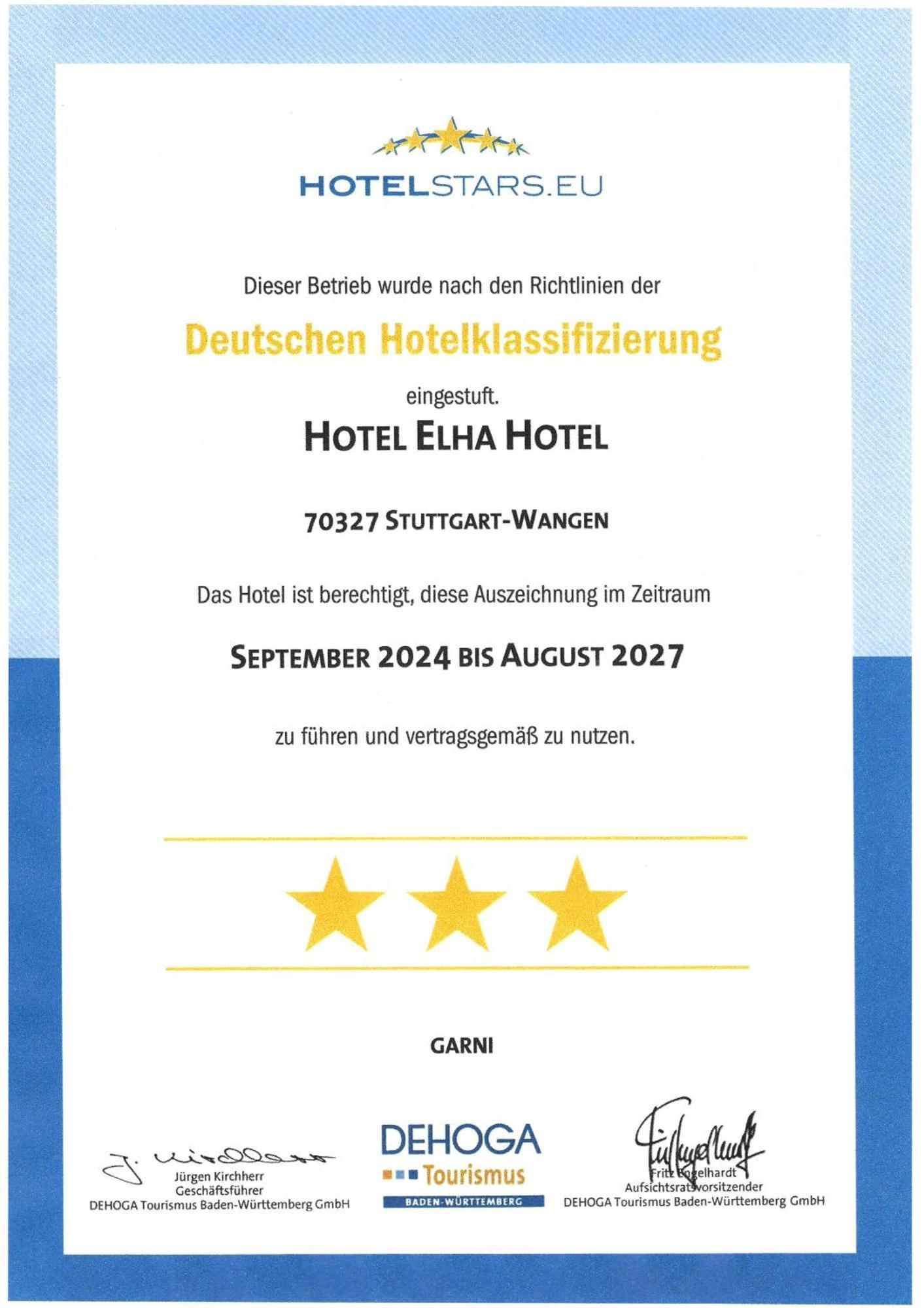 Elha Hotel Щутгарт Екстериор снимка
